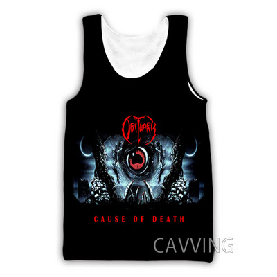 Νέα μόδα Γυναικεία/Ανδρικά 3D Εκτύπωση Νεκρολόγια Ροκ φανελάκια Harajuku Γιλέκο καλοκαιρινά πουκάμισα εσώρουχα Streetwear