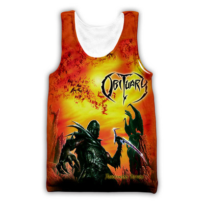 Νέα μόδα Γυναικεία/Ανδρικά 3D Εκτύπωση Νεκρολόγια Ροκ φανελάκια Harajuku Γιλέκο καλοκαιρινά πουκάμισα εσώρουχα Streetwear