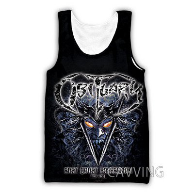 Νέα μόδα Γυναικεία/Ανδρικά 3D Εκτύπωση Νεκρολόγια Ροκ φανελάκια Harajuku Γιλέκο καλοκαιρινά πουκάμισα εσώρουχα Streetwear