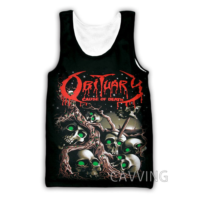 Νέα μόδα Γυναικεία/Ανδρικά 3D Εκτύπωση Νεκρολόγια Ροκ φανελάκια Harajuku Γιλέκο καλοκαιρινά πουκάμισα εσώρουχα Streetwear