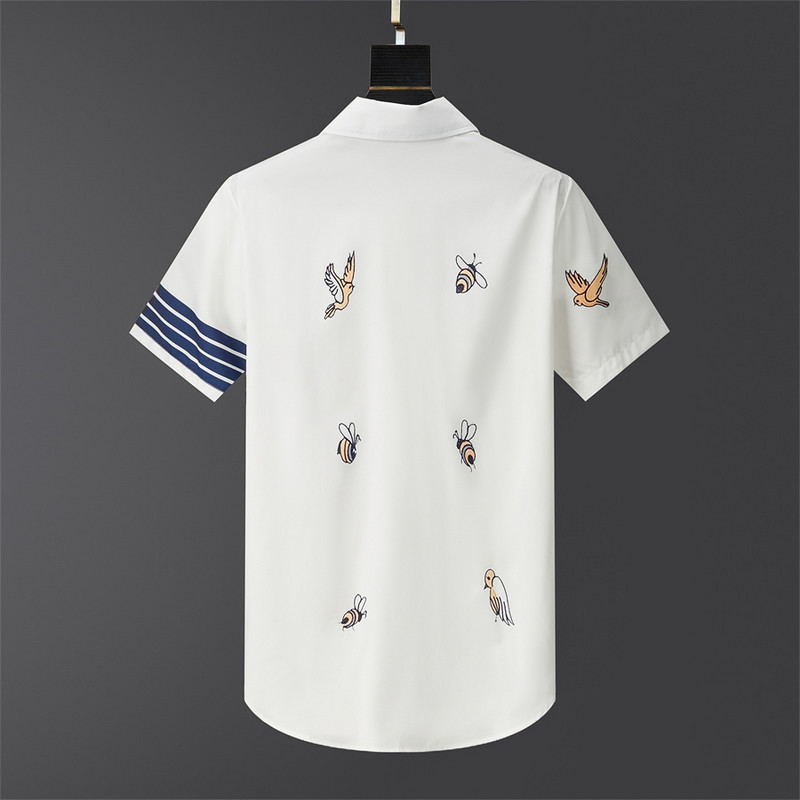 Krekli Vīriešu Apģērbi Vīriešu Dizaineru Apģērbi Blūzes Polo krekli Camisas De Hombre 2023 Korea Fashion Īsām piedurknēm Topi Liela izmēra