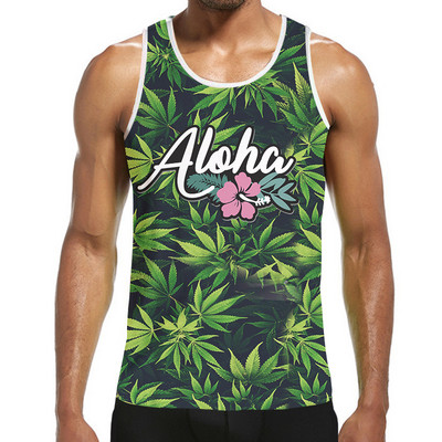 Pánske ležérne tričko bez rukávov, tričko bez rukávov s 3D polynézskou potlačou, pánske oblečenie Tahiti, telocvičňa, kulturistika
