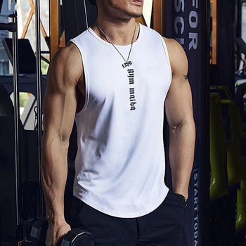 ΝΕΟ καλοκαιρινό Bodybuilding Tank Tops Ανδρικό Γυμναστήριο Γυμναστήριο Αμάνικο πουκάμισο ανδρικό εσώρουχο που στεγνώνει γρήγορα καθημερινό αθλητικό γιλέκο