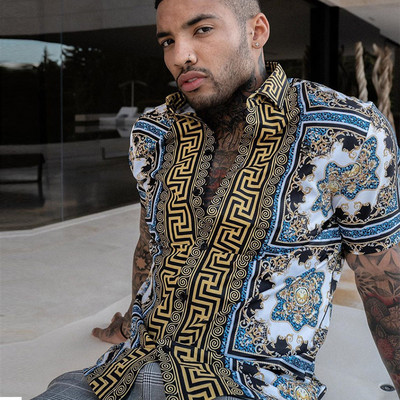 Suvised meeste trükitud Hawaii vabaaja särgid 2021. aasta brändi Streetwear Meesterõivad Kardigan Tippklassi lühikeste varrukatega kleit-särk