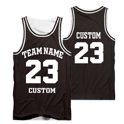CJLM Custom Academy Basketball Jersey Μαύρο Κίτρινο Όνομα οποιουδήποτε χρώματος αθλήματα Ανδρικά γιλέκα College Jersey Team παιχνίδι Tank top