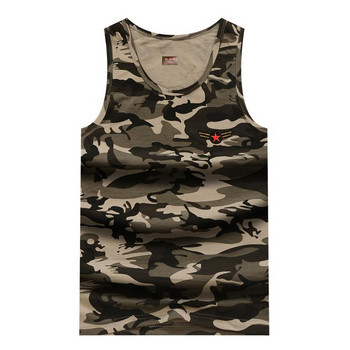 Камуфлажен тактически потник Мъжка бързосъхнеща бойна тениска без ръкави Камуфлажни ризи за туризъм на открито, ловни ризи Военно армейско горнище