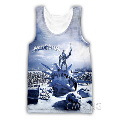 Νέα μόδα Γυναικείες/Ανδρικές 3D εκτυπώσεις Helloween Band Μπλούζες φανελάκι Harajuku Καλοκαιρινό εσώρουχο πουκάμισα Streetwear