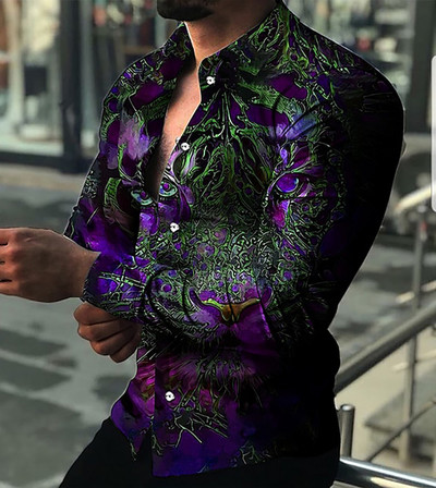 2023. gada sporta Basic Snap lielizmēra vasaras krekls, ar pogām nolaižams krekls. Vīriešu regulāra piegriezuma kleita ar izplešanos apkakles krekls