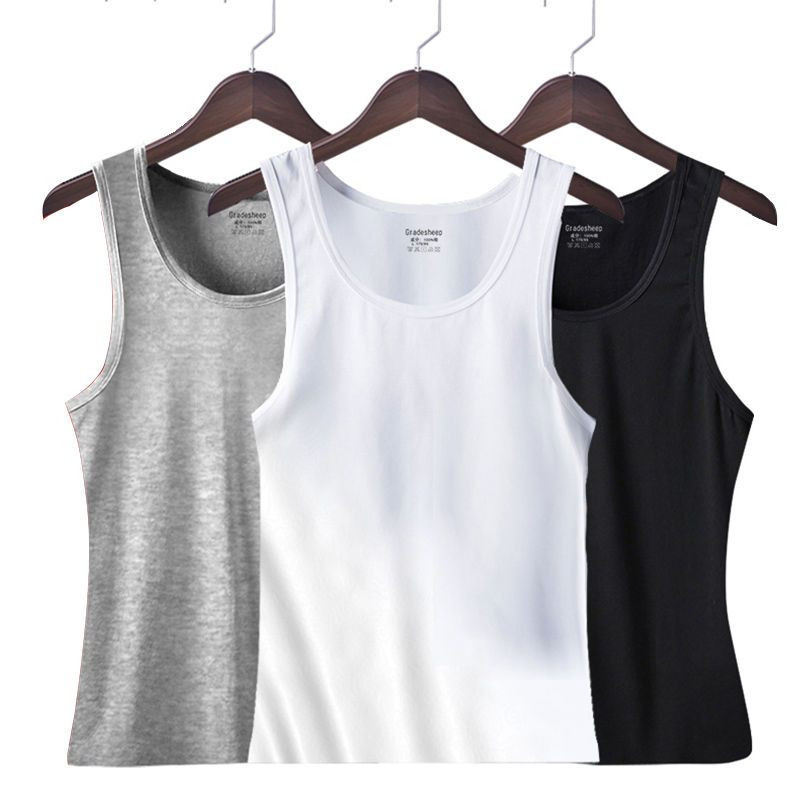 100% kokvilnas tējkanna vasaras vīriešu sporta sporta elastīga apakšā Slim Fit veste elpojošs fitnesa krekls bez piedurknēm vīriešu apģērbs