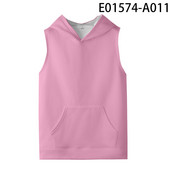 Pulover cu glugă 3D cu glugă fără mâneci pentru bărbați și femei