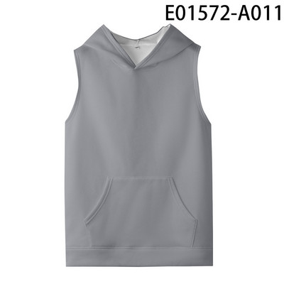 Pulover cu glugă 3D cu glugă fără mâneci pentru bărbați și femei