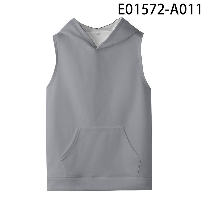 Pulover cu glugă 3D cu glugă fără mâneci pentru bărbați și femei