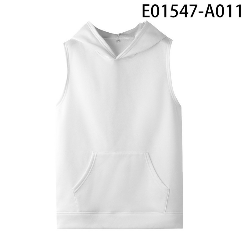 Pulover cu glugă 3D cu glugă fără mâneci pentru bărbați și femei