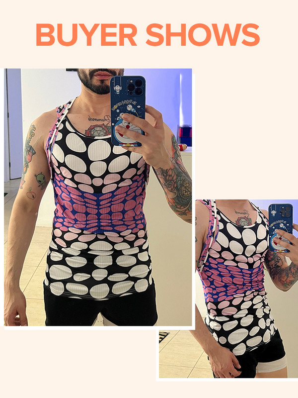 Modne muške majice bez rukava Jednobojni lažni dvodijelni prsluci bez rukava s O-izrezom 2023. Ljeto Fitness Ležerna muška odjeća S-5XL INCERUN