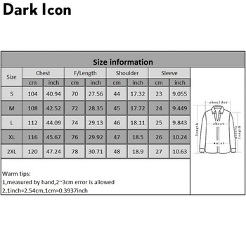 Dark Icon Flame USDollar Ризи Мъжки 2019 Лято Мъжки ризи с отложна яка Улично облекло Хип-хоп Ризи