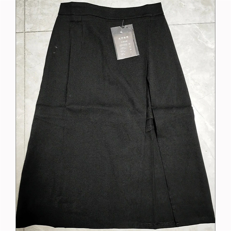 Utcai ruházat Y2k ruhák női cipzáras magas derekú A vonalú midi szoknyák nyári fekete plusz 4xl hasított szoknyák bő, mindenhez illő szoknyák