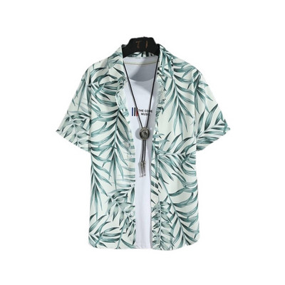 Jauns 3D lielizmēra ģeometriski apdrukāts havajiešu krekls vasaras pludmales ikdienas kleita ar īsām piedurknēm ar ērtu ķīniešu stilu