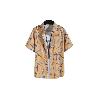 Jauns 3D lielizmēra ģeometriski apdrukāts havajiešu krekls vasaras pludmales ikdienas kleita ar īsām piedurknēm ar ērtu ķīniešu stilu