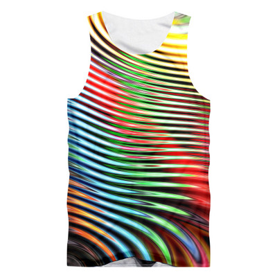 OGKB veste vīrietis jauns kultūrisms 3D topi, drukas krāsains hiphopa liela izmēra kostīms unisex bezpiedurkņu krekls