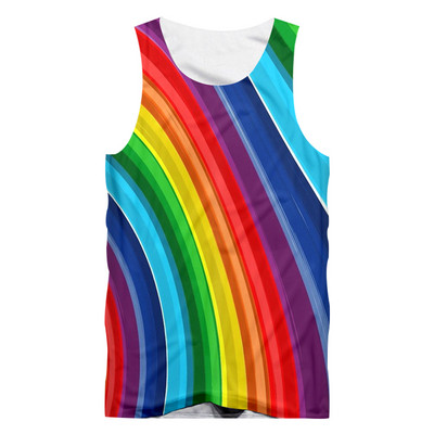 OGKB veste vīrietis jauns kultūrisms 3D topi, drukas krāsains hiphopa liela izmēra kostīms unisex bezpiedurkņu krekls