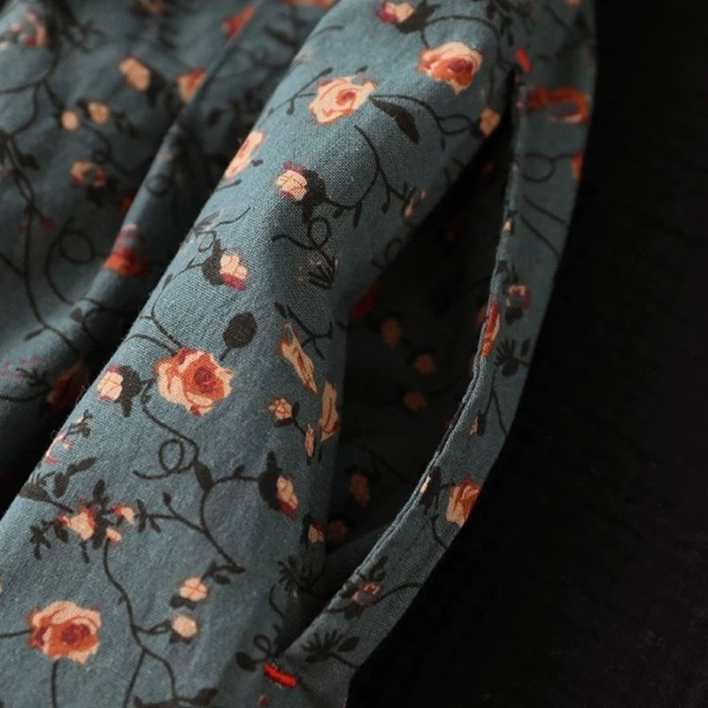 Vintažinė gėlėta kišenė plius dydžio 5xl ilgi sijonai moterims Vasarinis elastingas A formos sijonas aukštu juosmeniu Korėjos mados laisvas sijonas