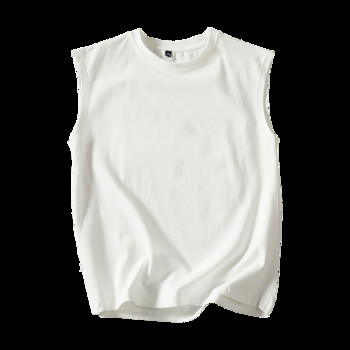 Мъжки потник Памучна блуза без ръкави Ежедневна жилетка Мъжка бодибилдинг долна тениска Camiseta Sin Mangas Deporte Hombre