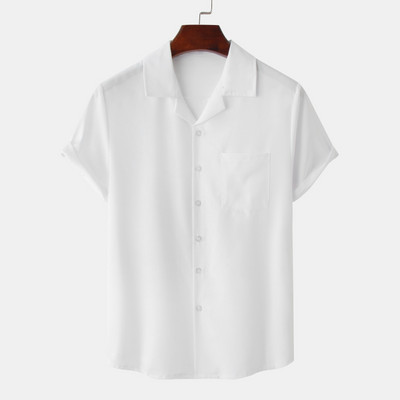 Férfi Harajuku Cukorka Ingek Nyári Jégselyem Kényelmes Kubai Camp Gallér Beach Camisa Hawaiana Pár ruházat Hippi utcai viselet