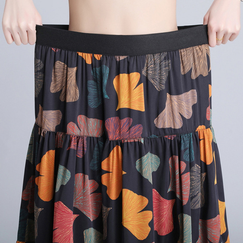 Fairy Girl suvine VD3088 seelik 2022 Uus Retroprinter kõrge vöökohaga salendav keskmise pikkusega Mbrella Akirt A-joonega seelik