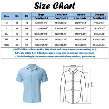 2022 Мъжка ежедневна блуза Памучна ленена риза Свободни топове Тениска с къс ръкав Пролет Лято Ежедневна красива мъжка риза Рака