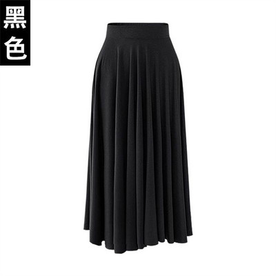 Sieviešu vasaras jauni elpojoši modāli brīvi elastīgi svārki sievietēm ar augstu vidukli kroku svārki Swing svārki M-5XL 6XL 7XL 8XL svārki