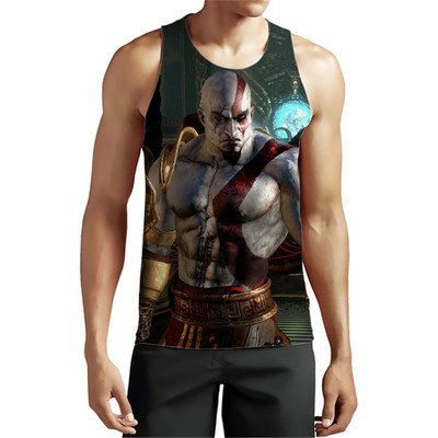 Majice bez rukava u borbenom stilu za muškarce Ratne 3D grafičke prsluke bez rukava Ljetna ulična odjeća Sport Fitness Puloveri Majica plus veličina 6XL