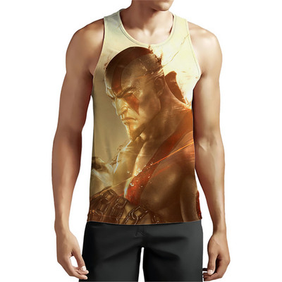 Majice bez rukava u borbenom stilu za muškarce Ratne 3D grafičke prsluke bez rukava Ljetna ulična odjeća Sport Fitness Puloveri Majica plus veličina 6XL