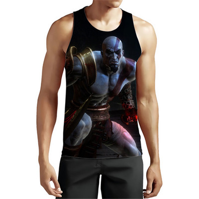 Majice bez rukava u borbenom stilu za muškarce Ratne 3D grafičke prsluke bez rukava Ljetna ulična odjeća Sport Fitness Puloveri Majica plus veličina 6XL