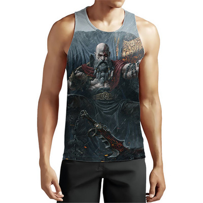 Majice bez rukava u borbenom stilu za muškarce Ratne 3D grafičke prsluke bez rukava Ljetna ulična odjeća Sport Fitness Puloveri Majica plus veličina 6XL