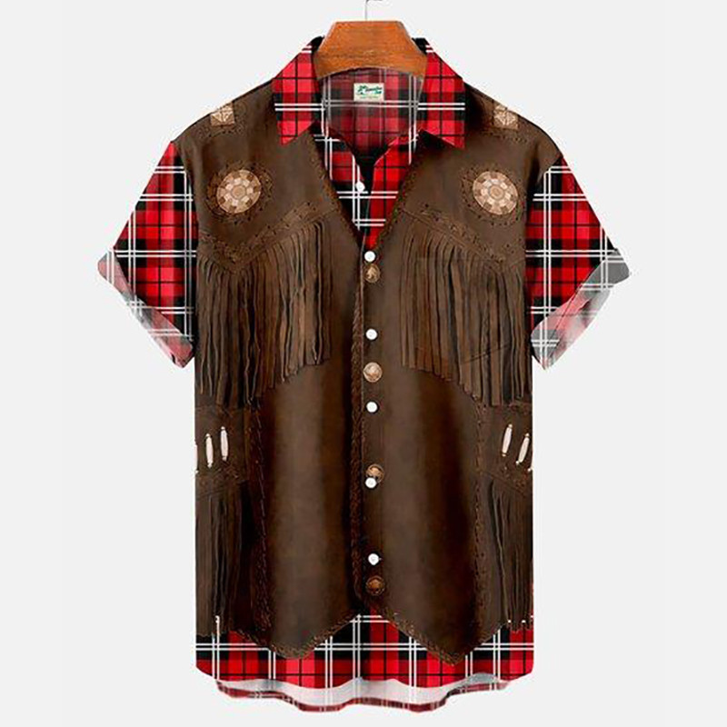 2023. gada modes ielas džemperis Havaju salu vīriešu brīvi pieguļošs krekls ar īsām piedurknēm, ikdienas ikdienas krekls, vasaras jaunums