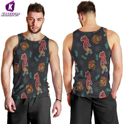 Harajuku 3D Print Natūralaus rašto liemenė Fashion Cool Swim Hip Hop Vyriški sportiniai marškinėliai bėgimui Namai Sportas trumpomis rankovėmis Stilius13