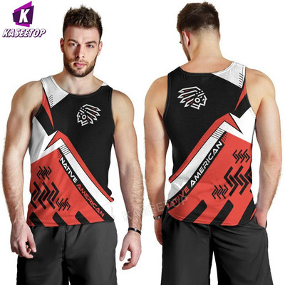 Harajuku 3D Print Natūralaus rašto liemenė Fashion Cool Swim Hip Hop Vyriški sportiniai marškinėliai bėgimui Namai Sportas trumpomis rankovėmis Stilius13