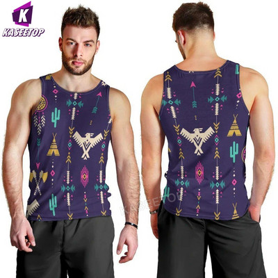 Harajuku 3D Print Natūralaus rašto liemenė Fashion Cool Swim Hip Hop Vyriški sportiniai marškinėliai bėgimui Namai Sportas trumpomis rankovėmis Stilius13