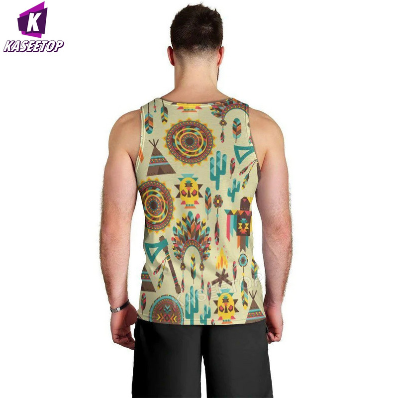 Harajuku 3D Print Natūralaus rašto liemenė Fashion Cool Swim Hip Hop Vyriški sportiniai marškinėliai bėgimui Namai Sportas trumpomis rankovėmis Stilius13