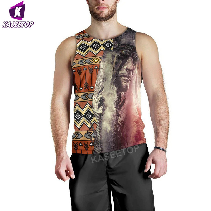 Harajuku 3D Print Natūralaus rašto liemenė Fashion Cool Swim Hip Hop Vyriški sportiniai marškinėliai bėgimui Namai Sportas trumpomis rankovėmis Stilius13