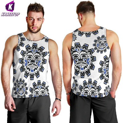 Harajuku 3D-prinditud sulgedega natiivse mustriga vest Lahe ujumishiphop meeste tanktopid Jooksu alussärk Kodu Sport lühikeste varrukatega Stiil9