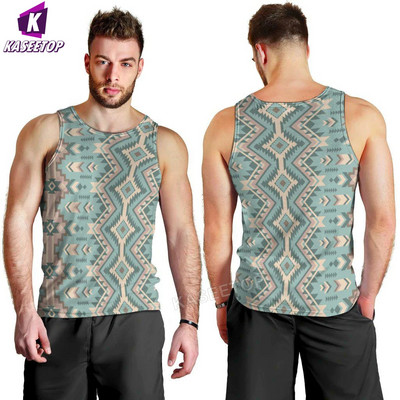 Harajuku 3D-prinditud sulgedega natiivse mustriga vest Lahe ujumishiphop meeste tanktopid Jooksu alussärk Kodu Sport lühikeste varrukatega Stiil9
