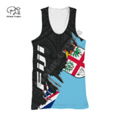 PLstar Cosmos Fidži rahvuslik embleem, kultuuri 3D-prinditud 2021. aasta uus moodne suvine meeste/naiste vabaaja rannavest F17