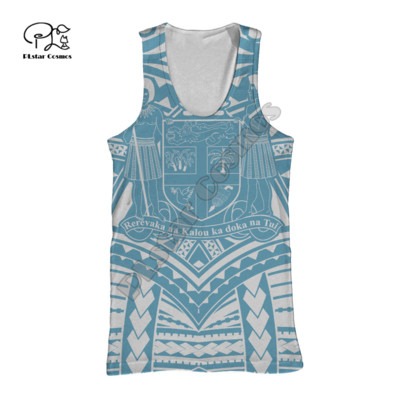 PLstar Cosmos Fidži rahvuslik embleem, kultuuri 3D-prinditud 2021. aasta uus moodne suvine meeste/naiste vabaaja rannavest F17