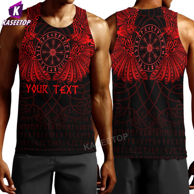 Vară Imprimare 3D Îmbrăcăminte Viking Vestă Moda Cool Swim Hip Hop Bărbați Tank Tops Alergare Tricou Home Pulover Sport cu mânecă scurtă