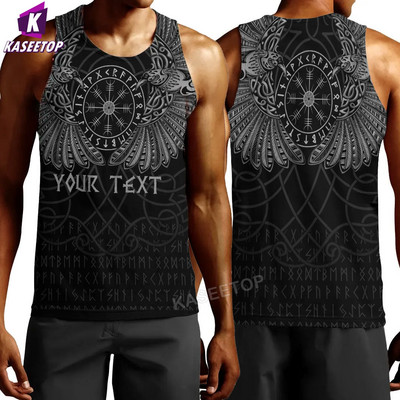 Vară Imprimare 3D Îmbrăcăminte Viking Vestă Moda Cool Swim Hip Hop Bărbați Tank Tops Alergare Tricou Home Pulover Sport cu mânecă scurtă