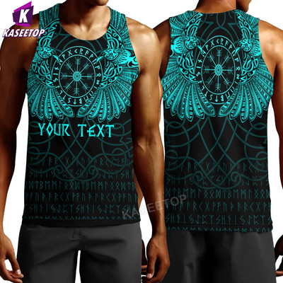 Vară Imprimare 3D Îmbrăcăminte Viking Vestă Moda Cool Swim Hip Hop Bărbați Tank Tops Alergare Tricou Home Pulover Sport cu mânecă scurtă