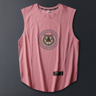 Ανδρικό αμάνικο μπλουζάκι casual για εξωτερικούς χώρους, αναπνεύσιμο και αναζωογονητικό αντρικό γιλέκο oversize Loose Man Tank Top