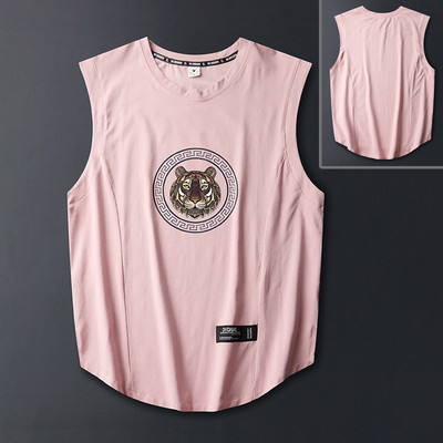 Ανδρικό αμάνικο μπλουζάκι casual για εξωτερικούς χώρους, αναπνεύσιμο και αναζωογονητικό αντρικό γιλέκο oversize Loose Man Tank Top