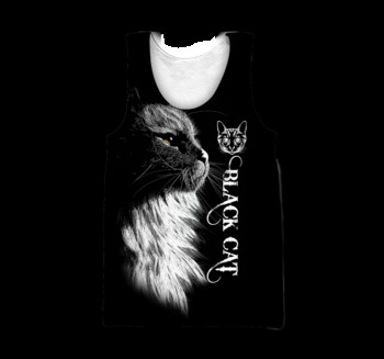 2021 Лятна мъжка жилетка Красиво животно Сладка котка 3D отпечатана ежедневна тениска без ръкави Унисекс потници Drop shipping BXD04